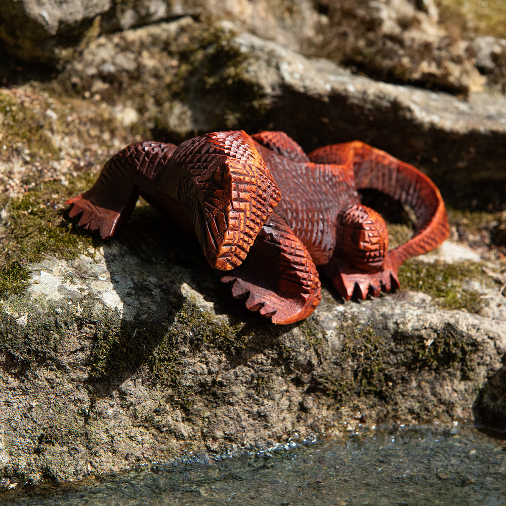 Komodo Dragon Woodcarving-Siesta Crafts