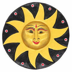 Black and Gold Sun Plaque-Siesta Crafts