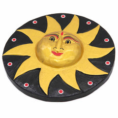 Black and Gold Sun Plaque-Siesta Crafts