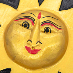 Black and Gold Sun Plaque-Siesta Crafts