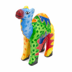 Psychedelic Camel Woodcarving-Siesta Crafts