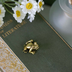 Mini Brass Frog