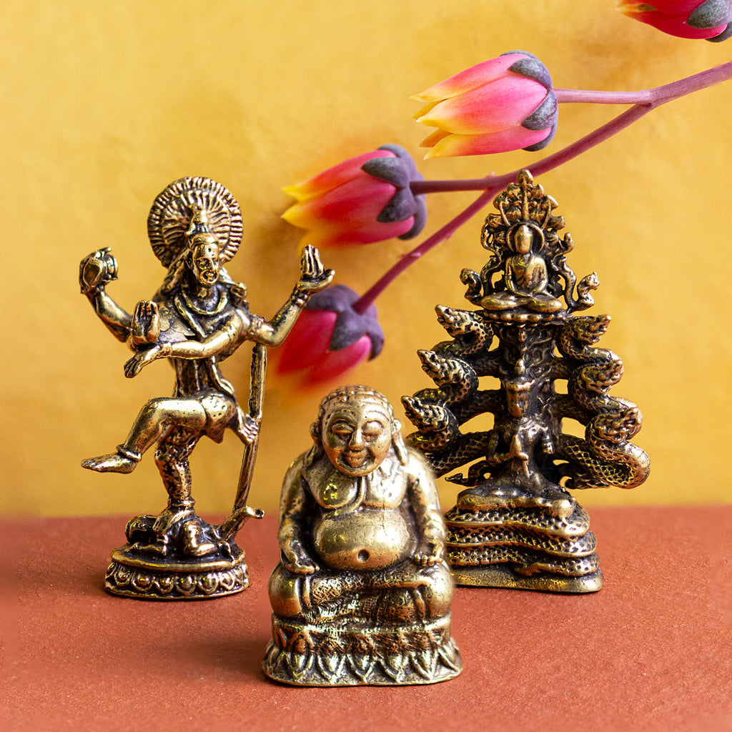 Mini Brass Dancing Shiva-Siesta Crafts