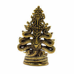 Mini Brass Buddha with Nagas-Siesta Crafts