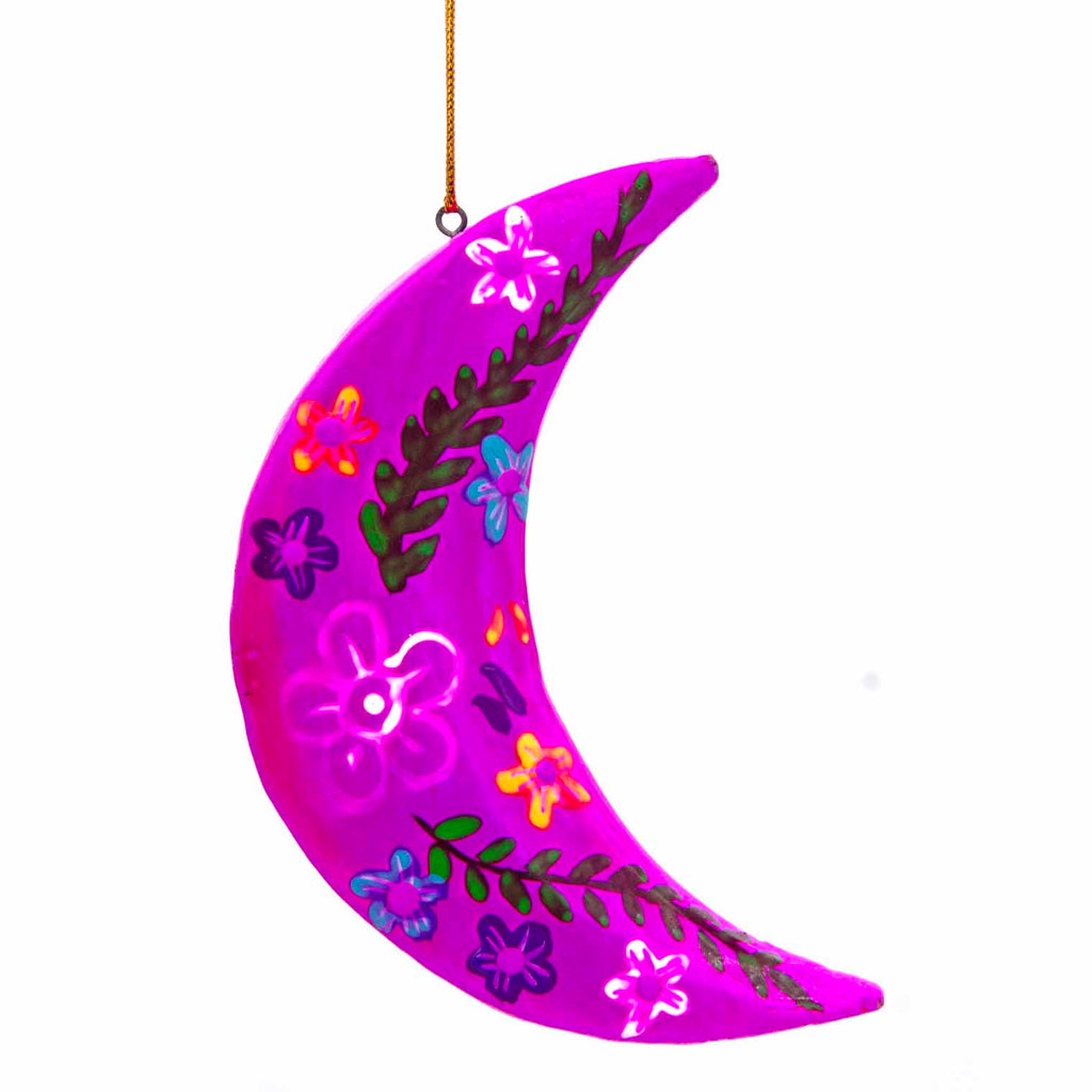 Painted Moon Hanging Decoration-Siesta Crafts
