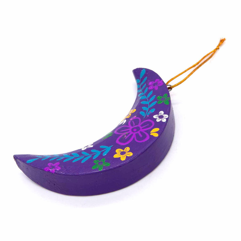 Painted Moon Hanging Decoration-Siesta Crafts