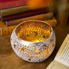 Golden Night Cut Out Coconut Bowl-Siesta Crafts