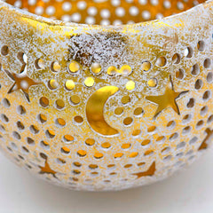 Golden Night Cut Out Coconut Bowl-Siesta Crafts
