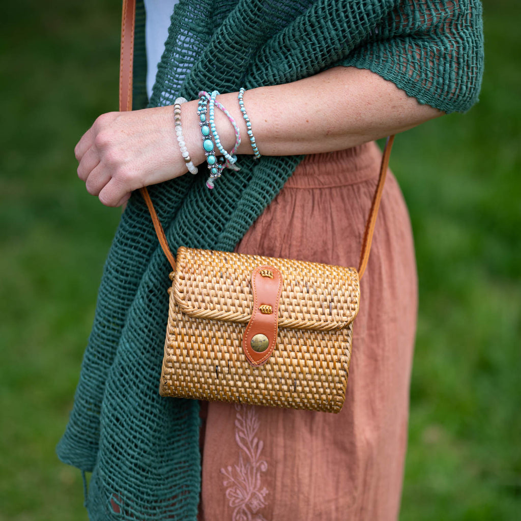 Rattan Handbag