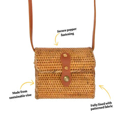 Rattan Handbag-Siesta Crafts