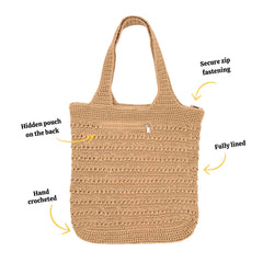 Crochet Shopper Bag-Siesta Crafts