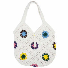 Crochet Granny Square Shopper Bag