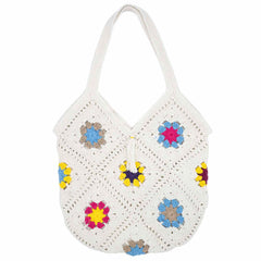 Crochet Granny Square Shopper Bag