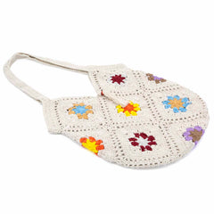 Crochet Granny Square Shopper Bag