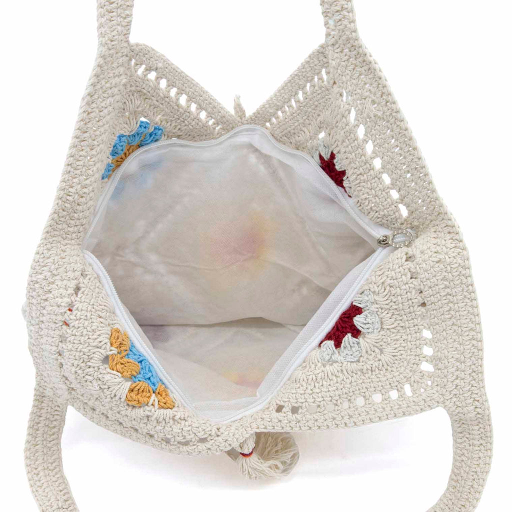 Crochet Granny Square Shopper Bag-Siesta Crafts