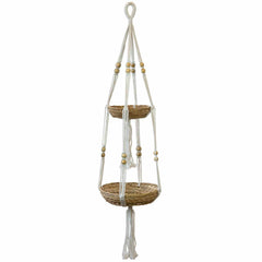 Macrame Double Basket Hanger-Siesta Crafts