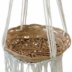 Macrame Single Basket Hanger-Siesta Crafts
