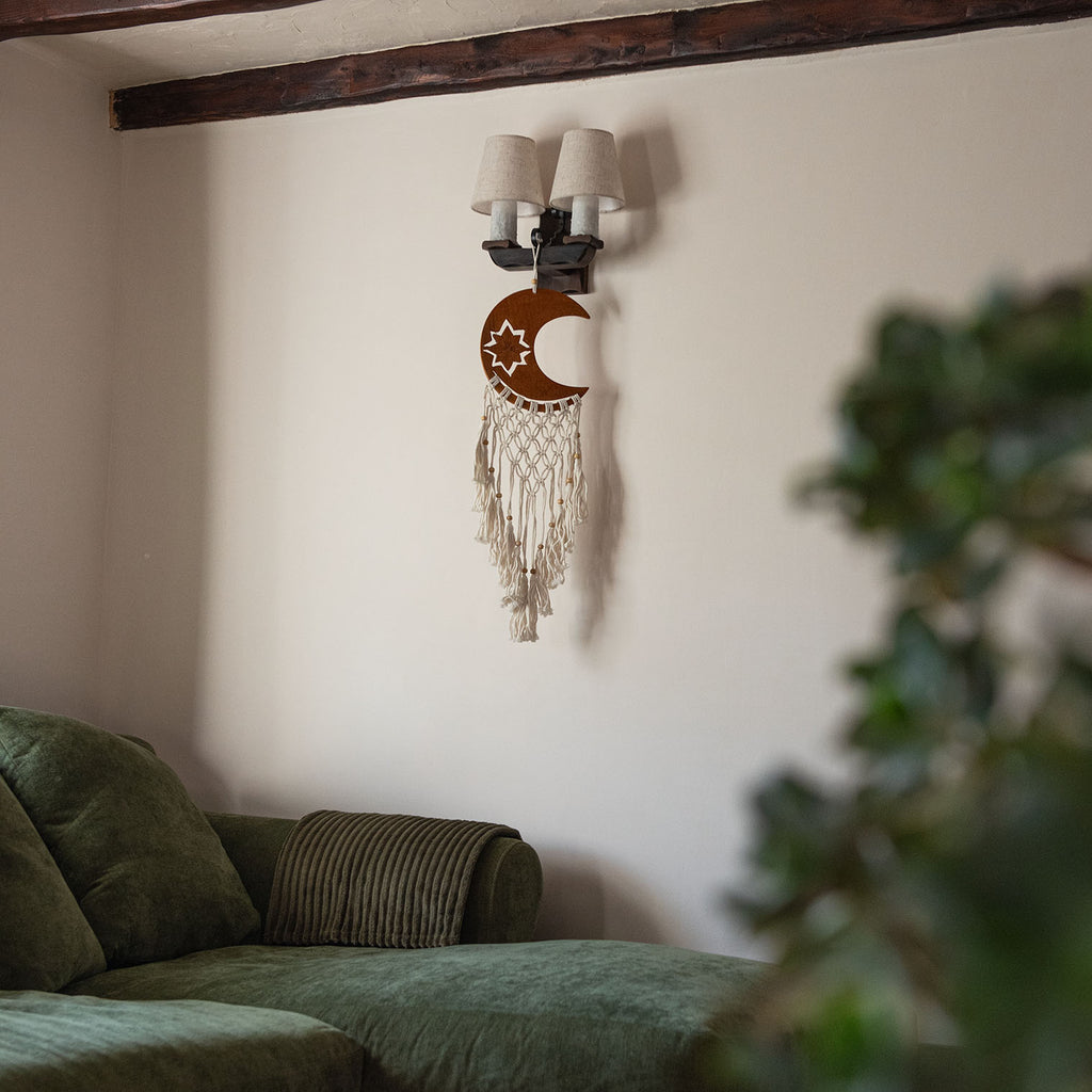 Macrame Moon Hanging-Siesta Crafts