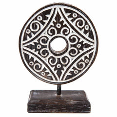 Tribal Style Coin on Stand-Siesta Crafts