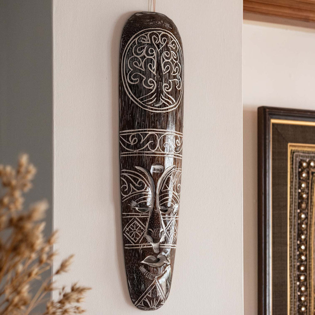 Celtic Style Hand Carved Mask-Siesta Crafts
