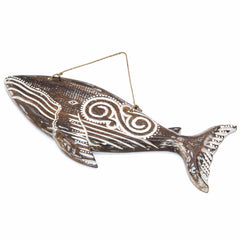 Hand Carved Whale Plaque-Siesta Crafts