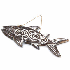Hand Carved Fish Plaque-Siesta Crafts