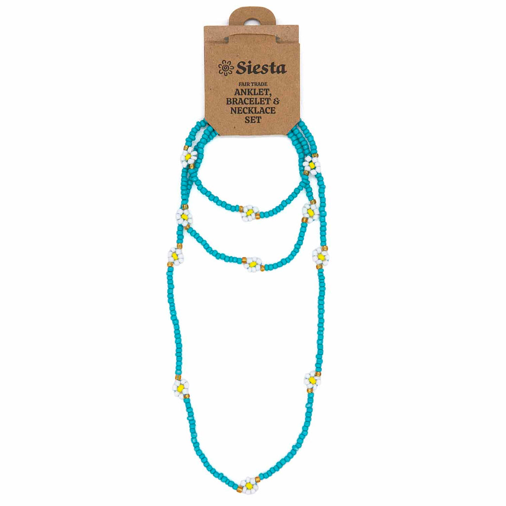 Daisy Beaded Jewellery Set-Siesta Crafts