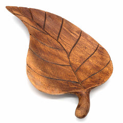 Carved Leaf Trinket Dish