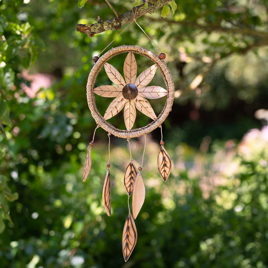 Bamboo Flower Dreamcatcher