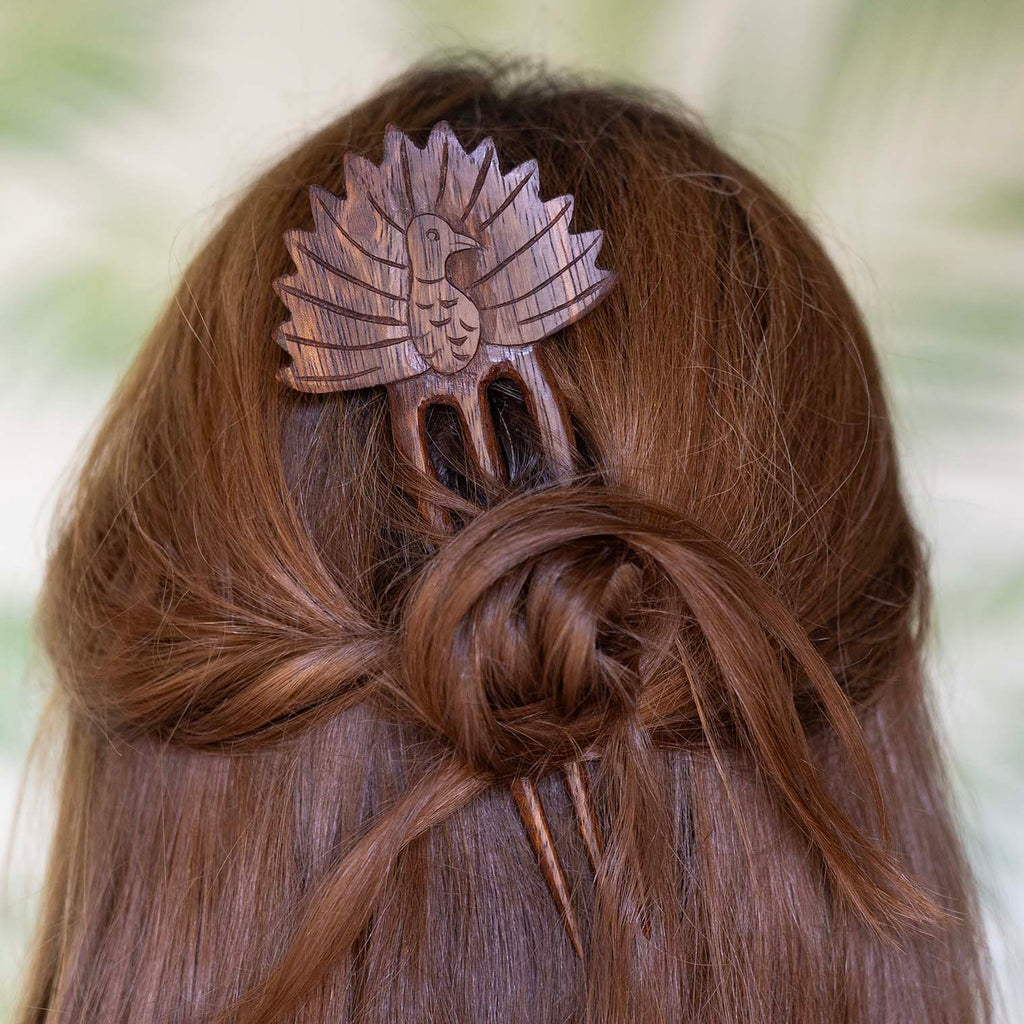 Peacock Hair Fork