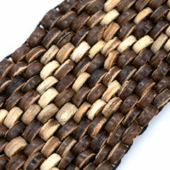 Coconut Buckled Belt - Brown