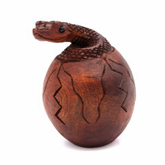 Hatching Snake Woodcarving