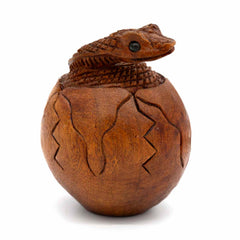 Hatching Snake Woodcarving