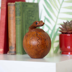 Hatching Snake Woodcarving
