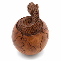 Hatching Snake Woodcarving