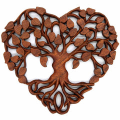 Ornate Heart Tree Plaque