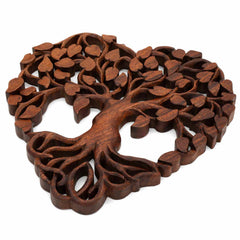 Ornate Heart Tree Plaque