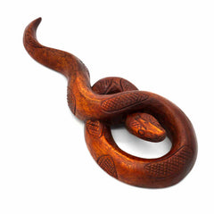 Knotted Snake Carving - 20cm