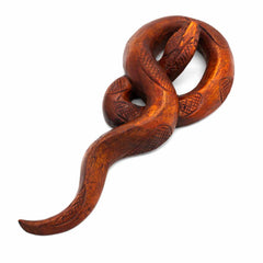 Knotted Snake Carving - 20cm