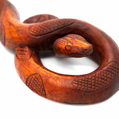 Knotted Snake Carving - 20cm