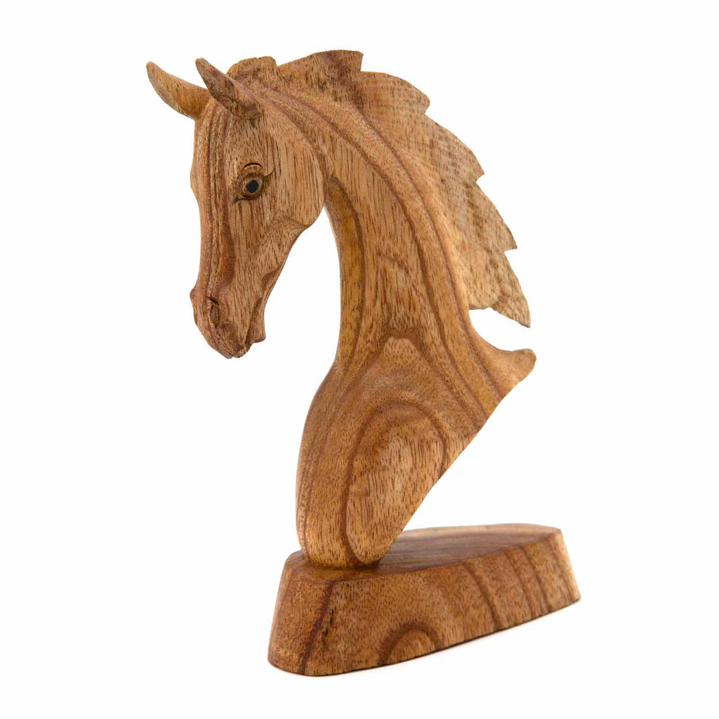 Horse Head Woodcarving - 20cm