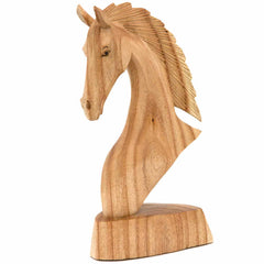 Horse Head Woodcarving - 30cm