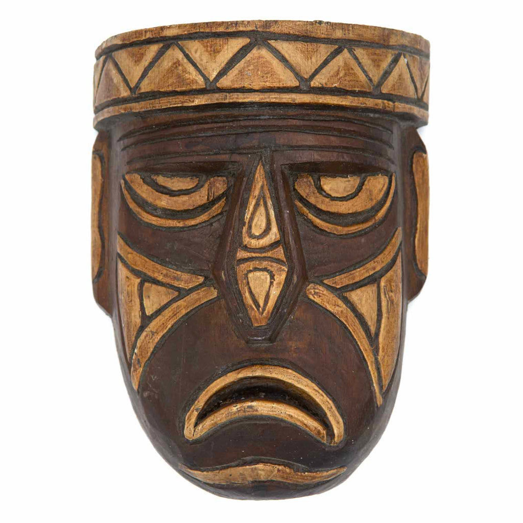 Displeased Wooden Mask