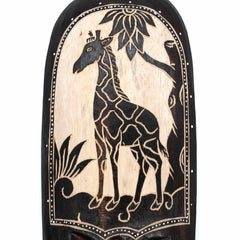 Mask With Giraffe Carving 50cm