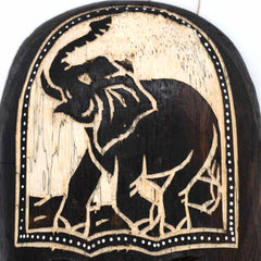 Mask With Elephant Carving 30cm