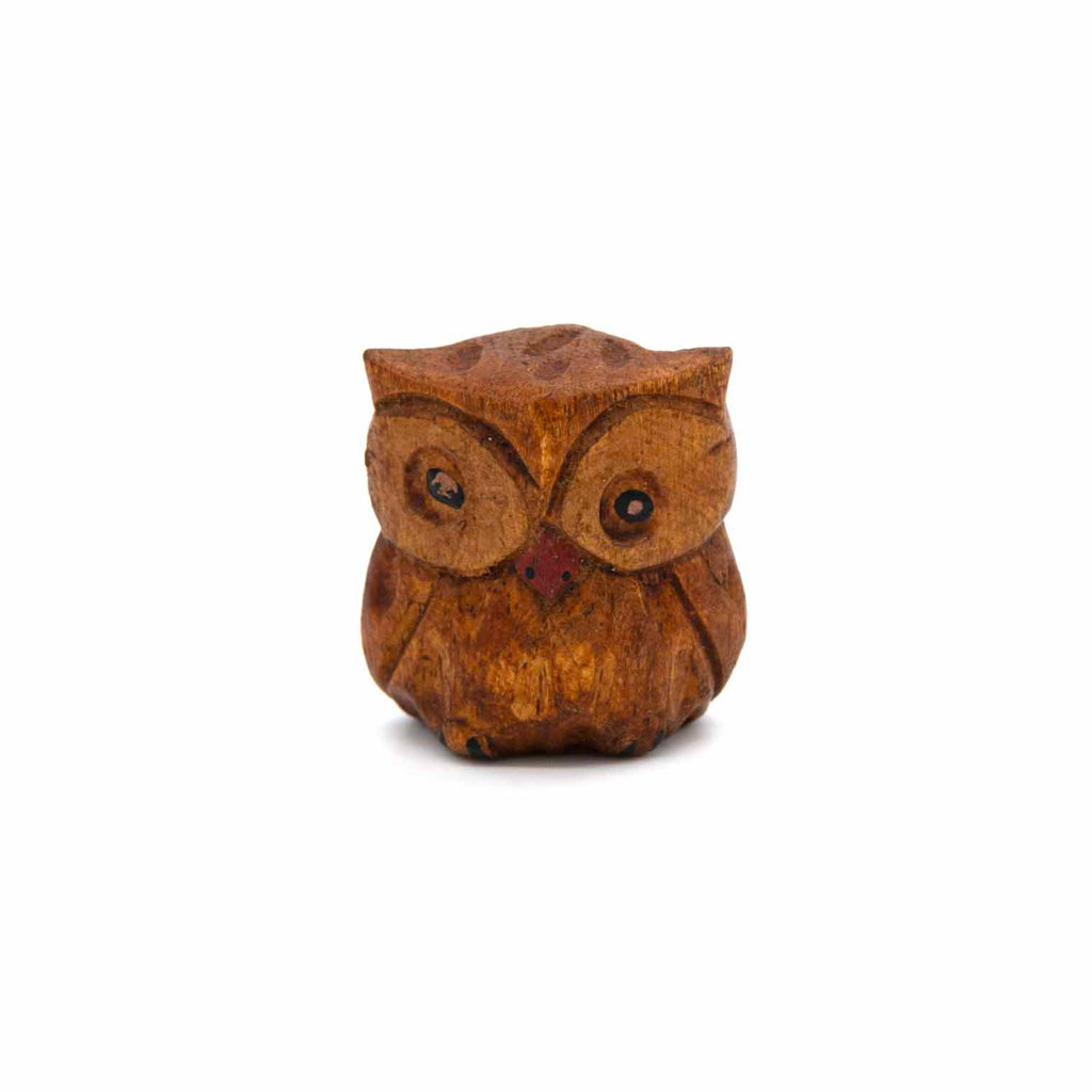 Mini Wooden Owl