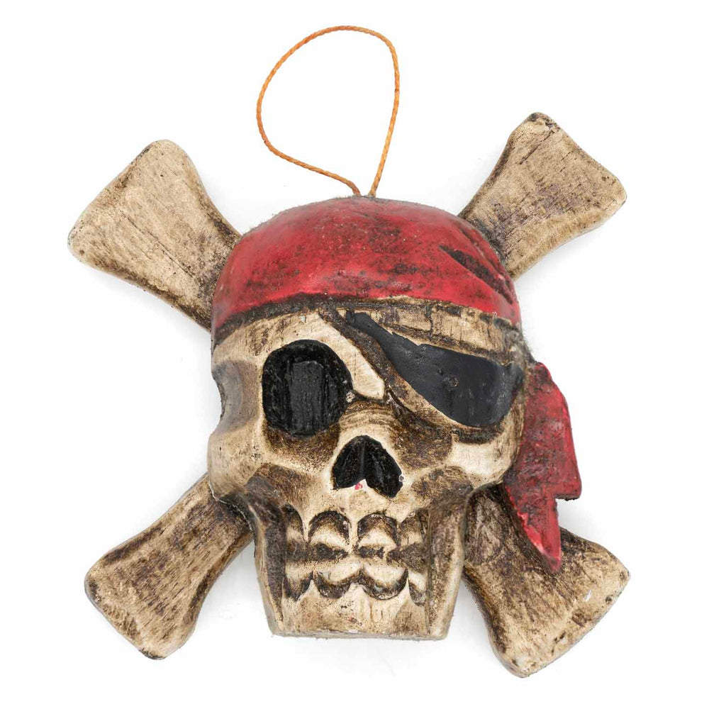 Pirate Skull and Crossbones Hanging Decoration