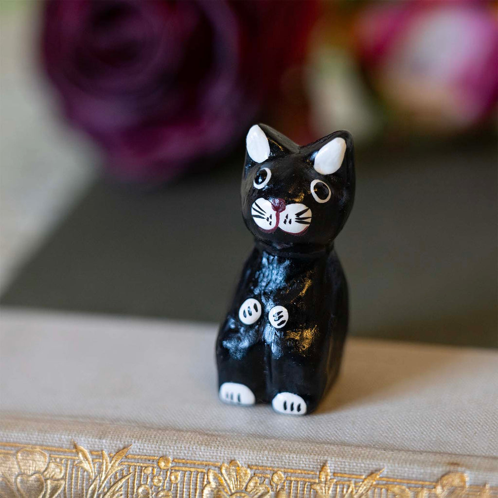Mini Black and White Cat