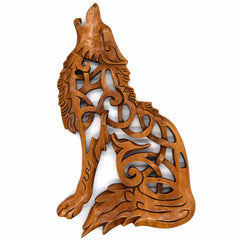 Celtic Howling Wolf