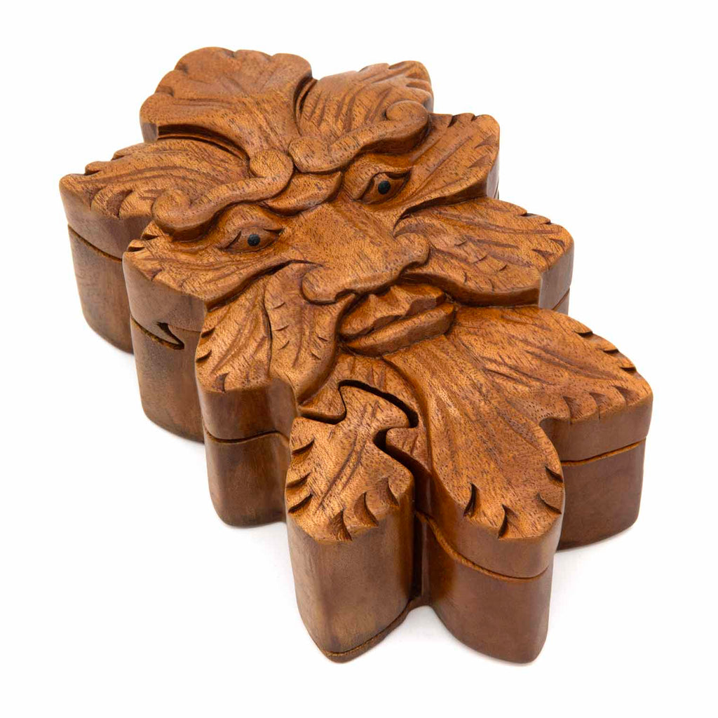 Green Man Puzzle Box